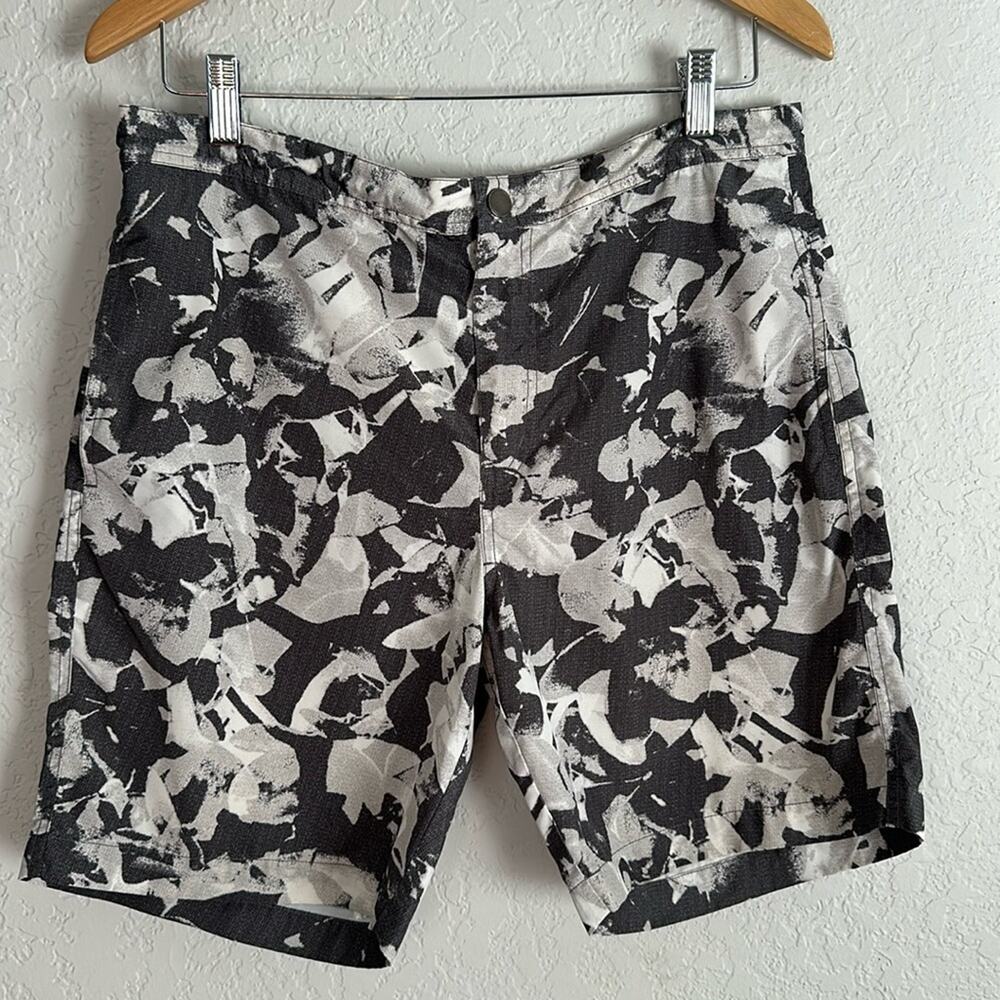 Theory Men’s Swim Trunks Grey Alesso Liola Shorts Surf Beach Grunge Summer